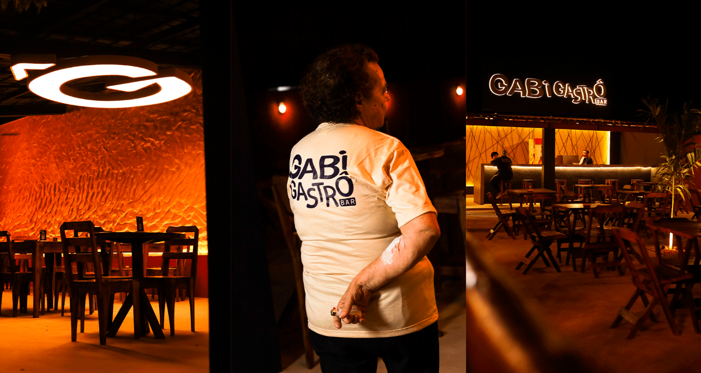 Aplicações da identidade Gabi Gastrô