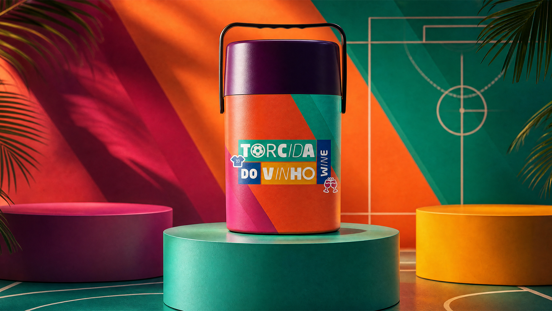 Cooler Torcida do Vinho Wine