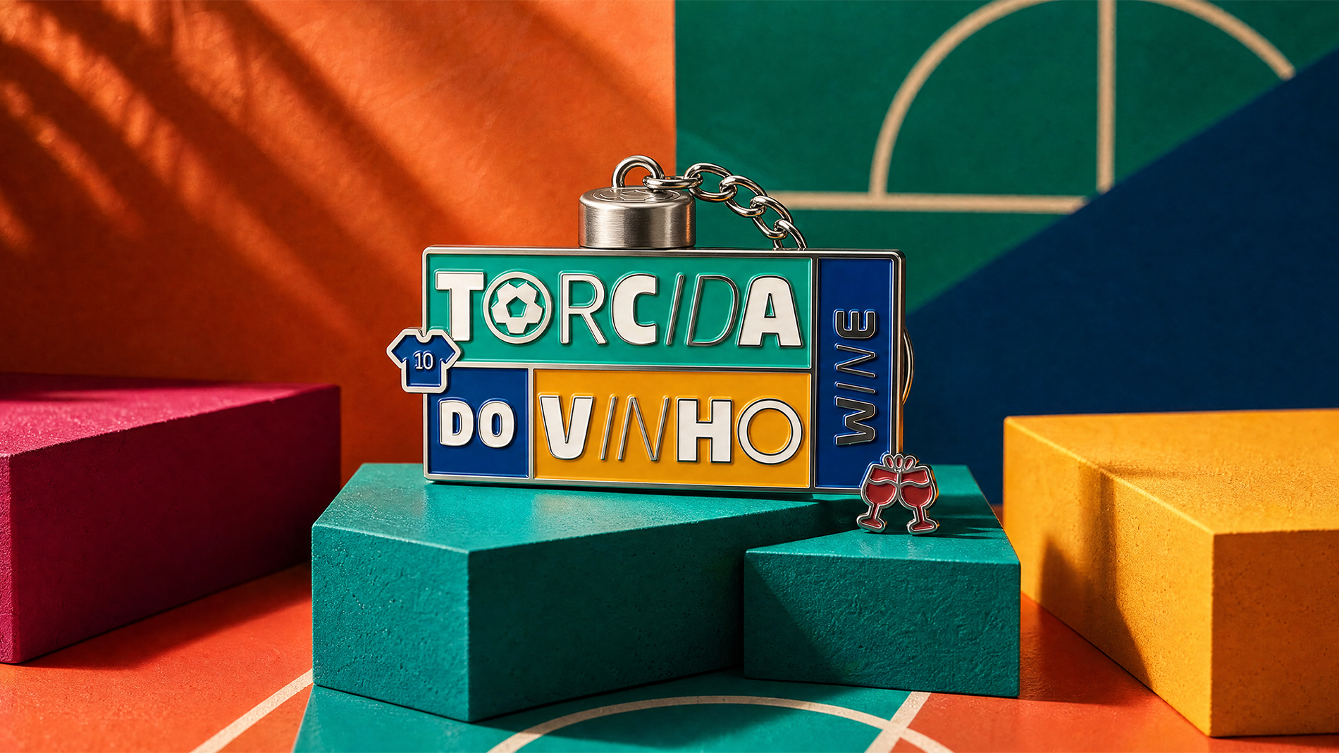 Chaveiro Torcida do Vinho Wine