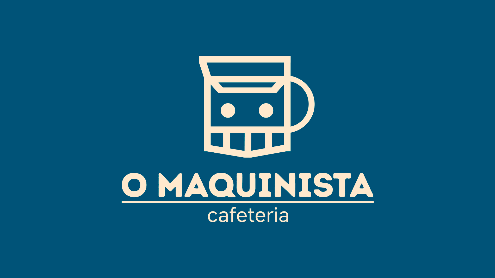 Logo O Maquinista cafeteria