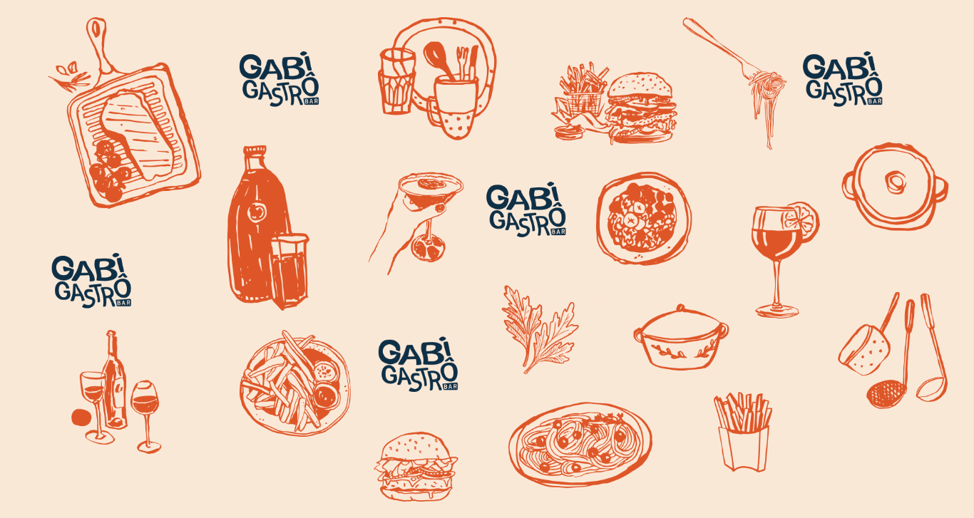 Ilustrações e ícones Gabi Gastrô